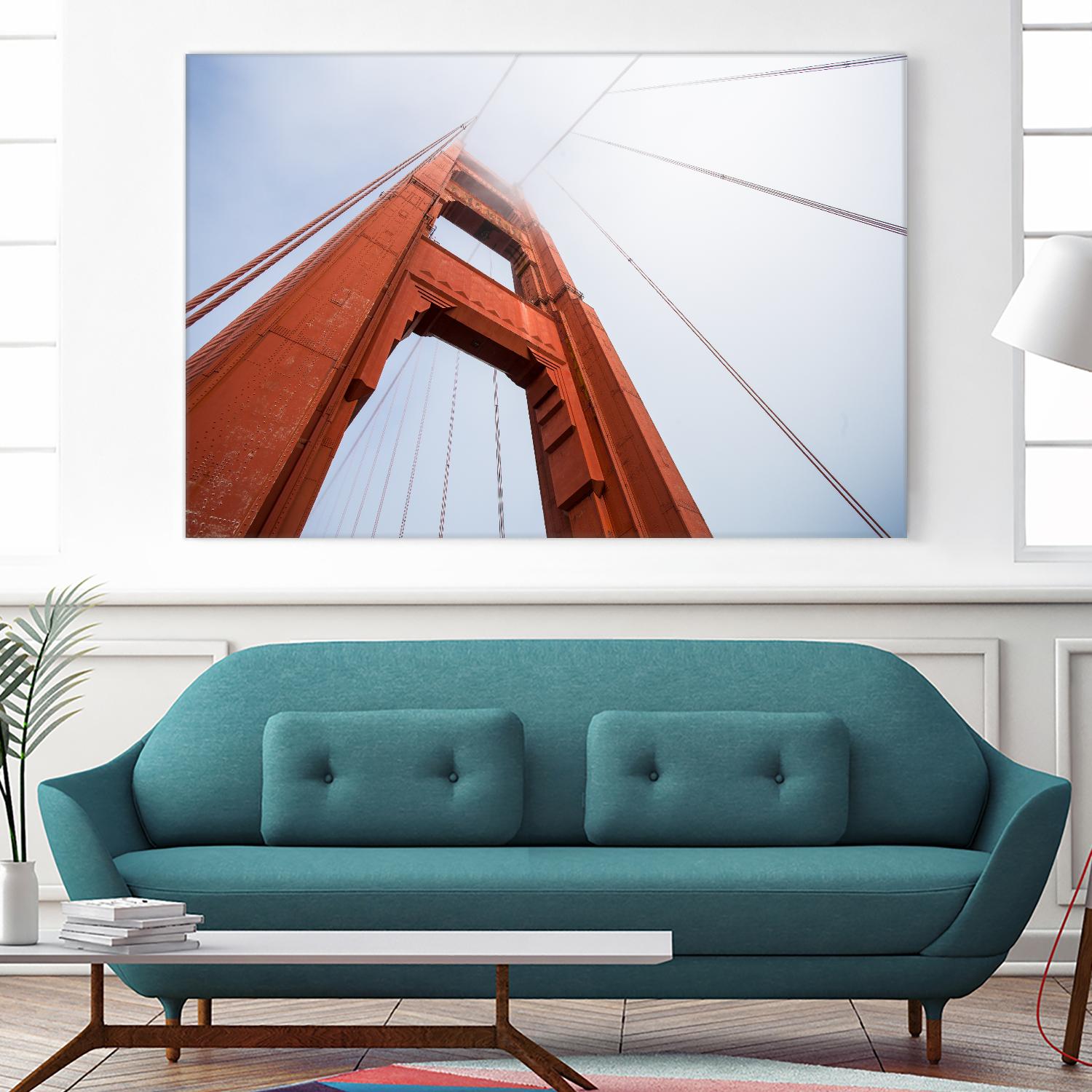 Bridge view by Pexels on GIANT ART - white architectural