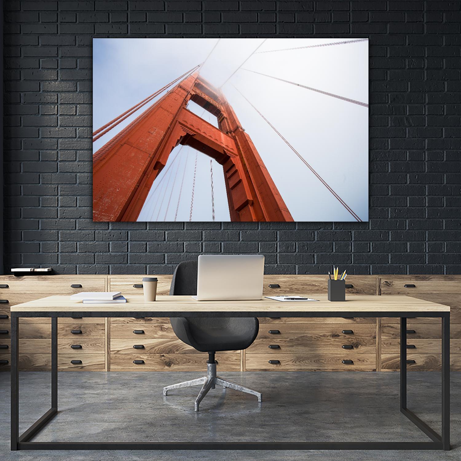 Bridge view by Pexels on GIANT ART - white architectural