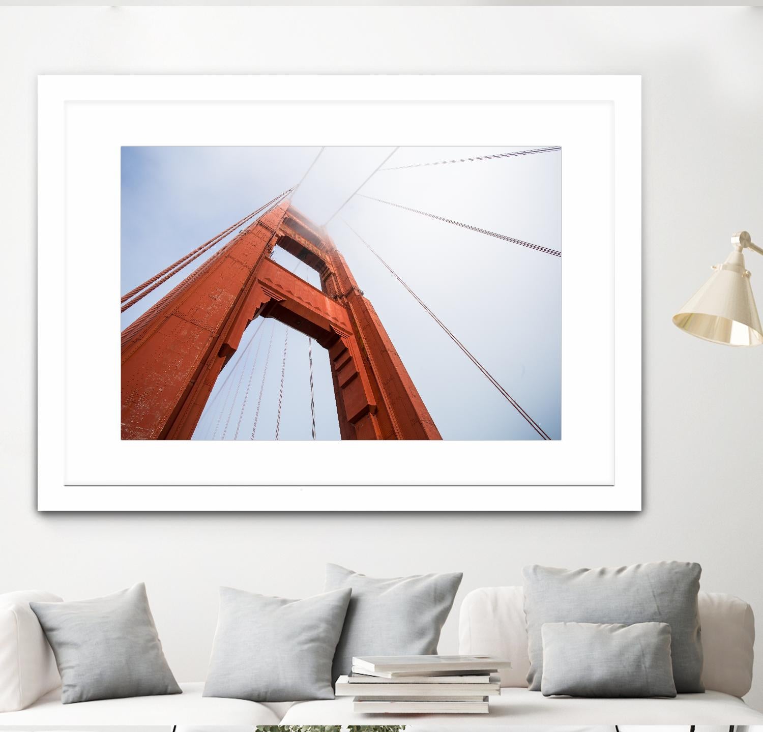 Bridge view by Pexels on GIANT ART - red architectural