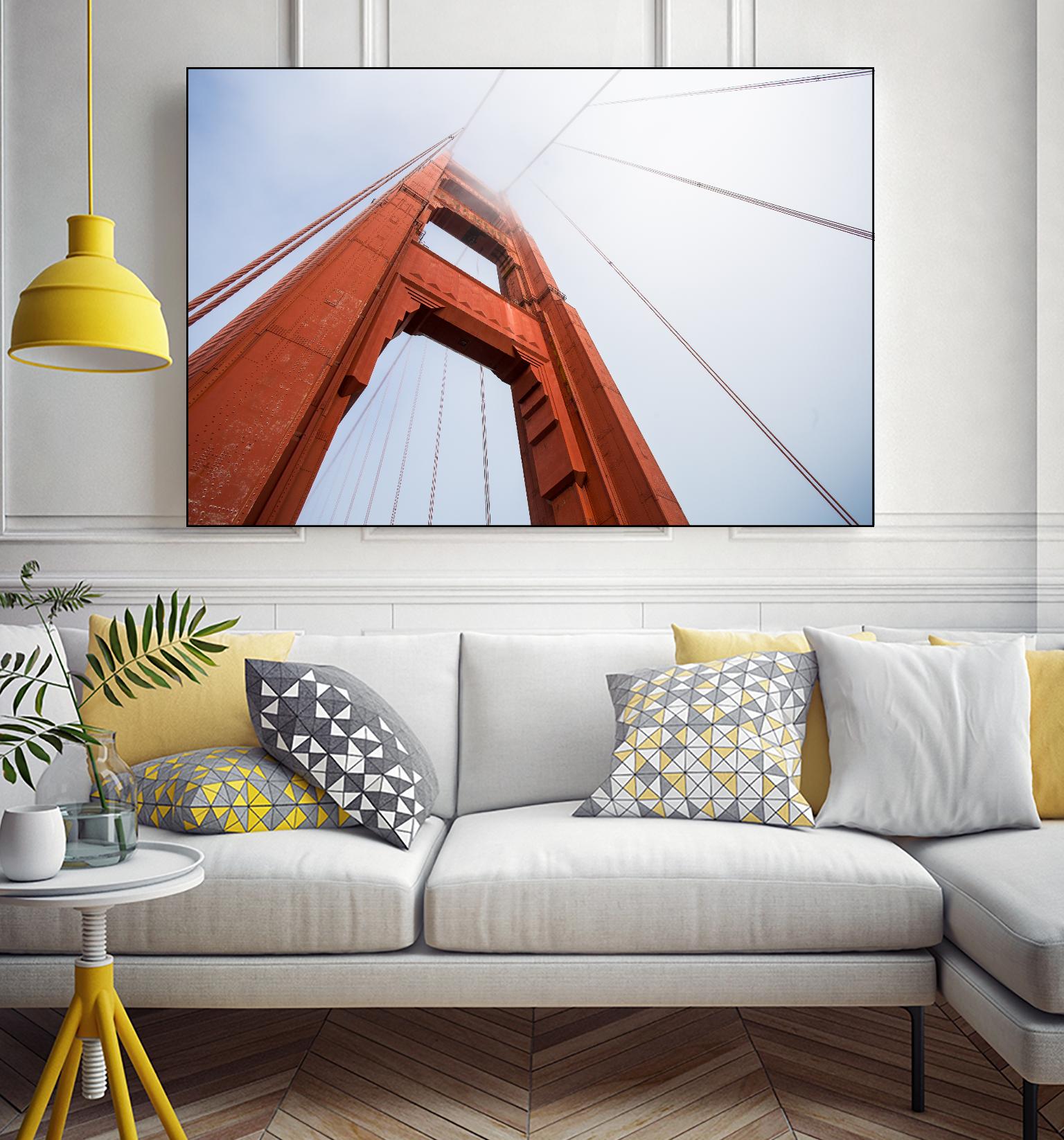 Bridge view by Pexels on GIANT ART - white architectural