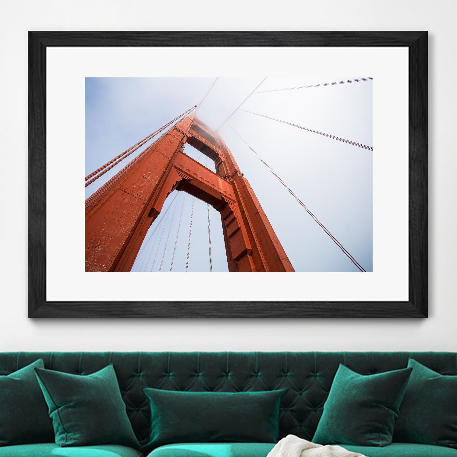 Bridge view by Pexels on GIANT ART - red architectural