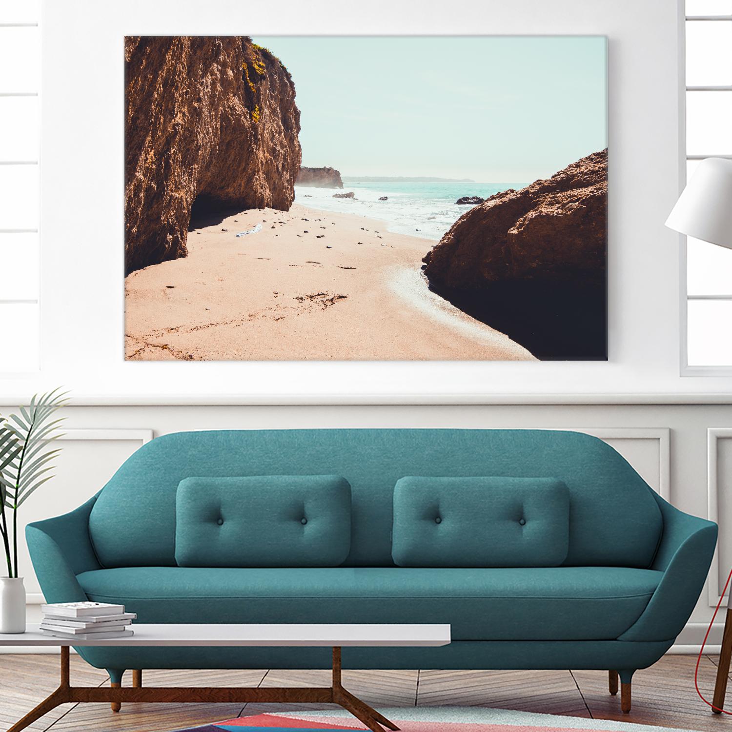 Perfect day by Pexels on GIANT ART - beige sea scene