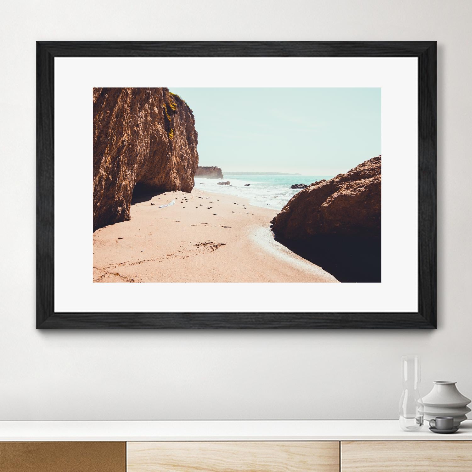 Perfect day by Pexels on GIANT ART - beige sea scene