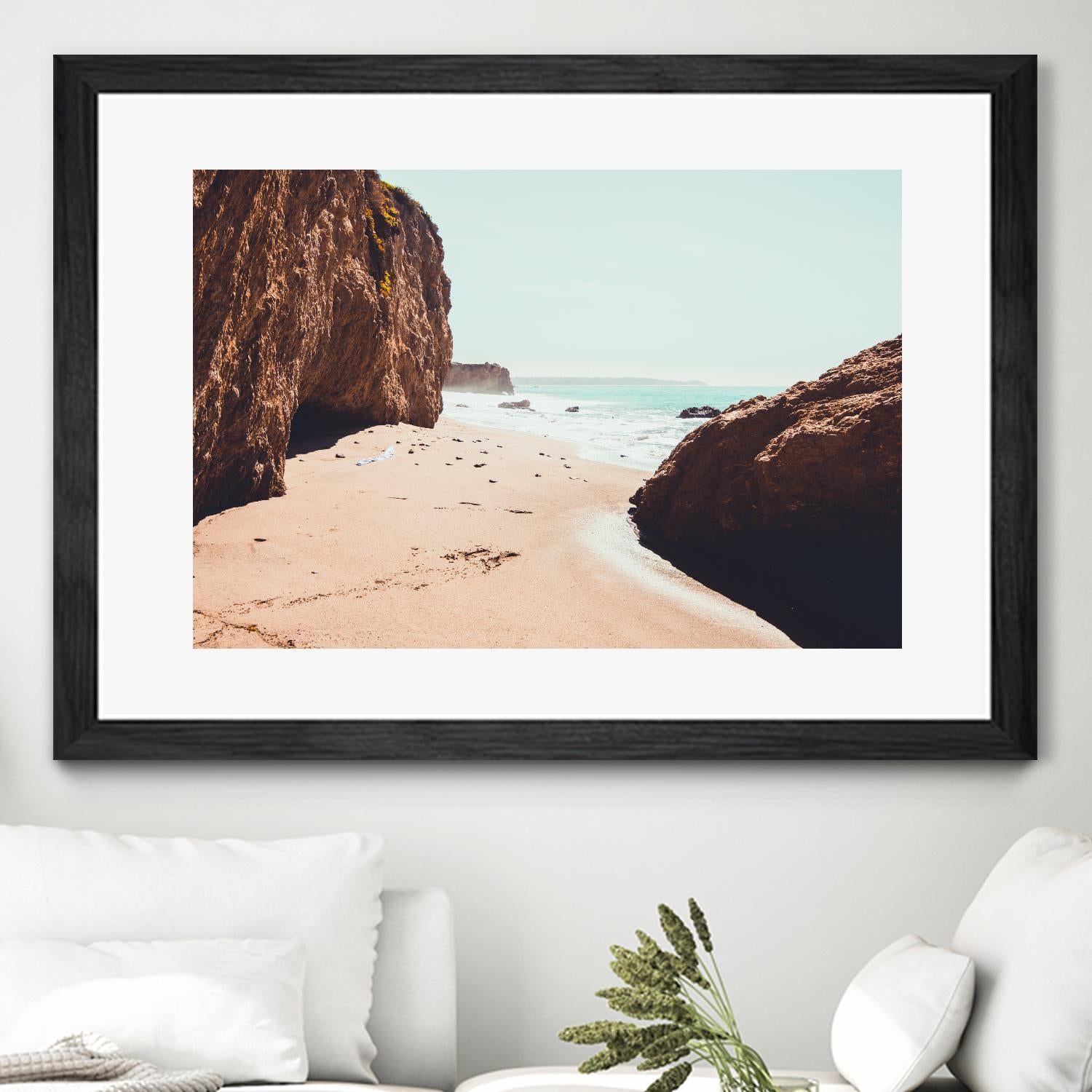 Perfect day by Pexels on GIANT ART - beige sea scene