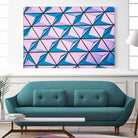 Geometrical Design by Pexels on GIANT ART - blue photo art