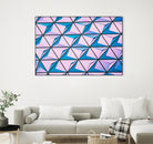 Geometrical Design by Pexels on GIANT ART - blue photo art