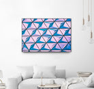 Geometrical Design by Pexels on GIANT ART - blue photo art