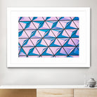 Geometrical Design by Pexels on GIANT ART - blue photo art