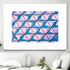 Geometrical Design by Pexels on GIANT ART - blue photo art