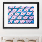 Geometrical Design by Pexels on GIANT ART - blue photo art