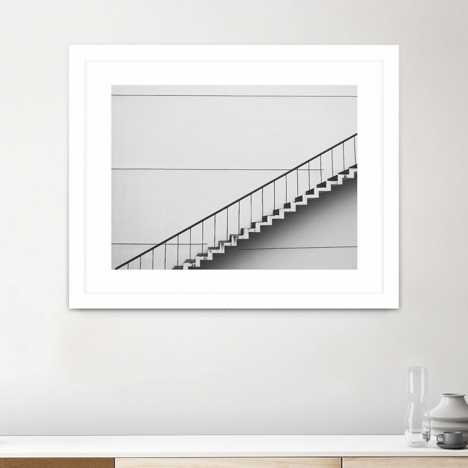 Diagonal Staircase by Pexels on GIANT ART - white photo art
