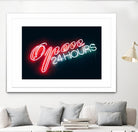 Open 24 hours by Pexels on GIANT ART - black photo art