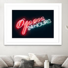 Open 24 hours by Pexels on GIANT ART - black photo art