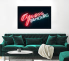 Open 24 hours by Pexels on GIANT ART - black photo art
