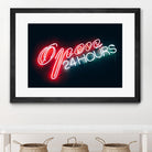 Open 24 hours by Pexels on GIANT ART - black photo art