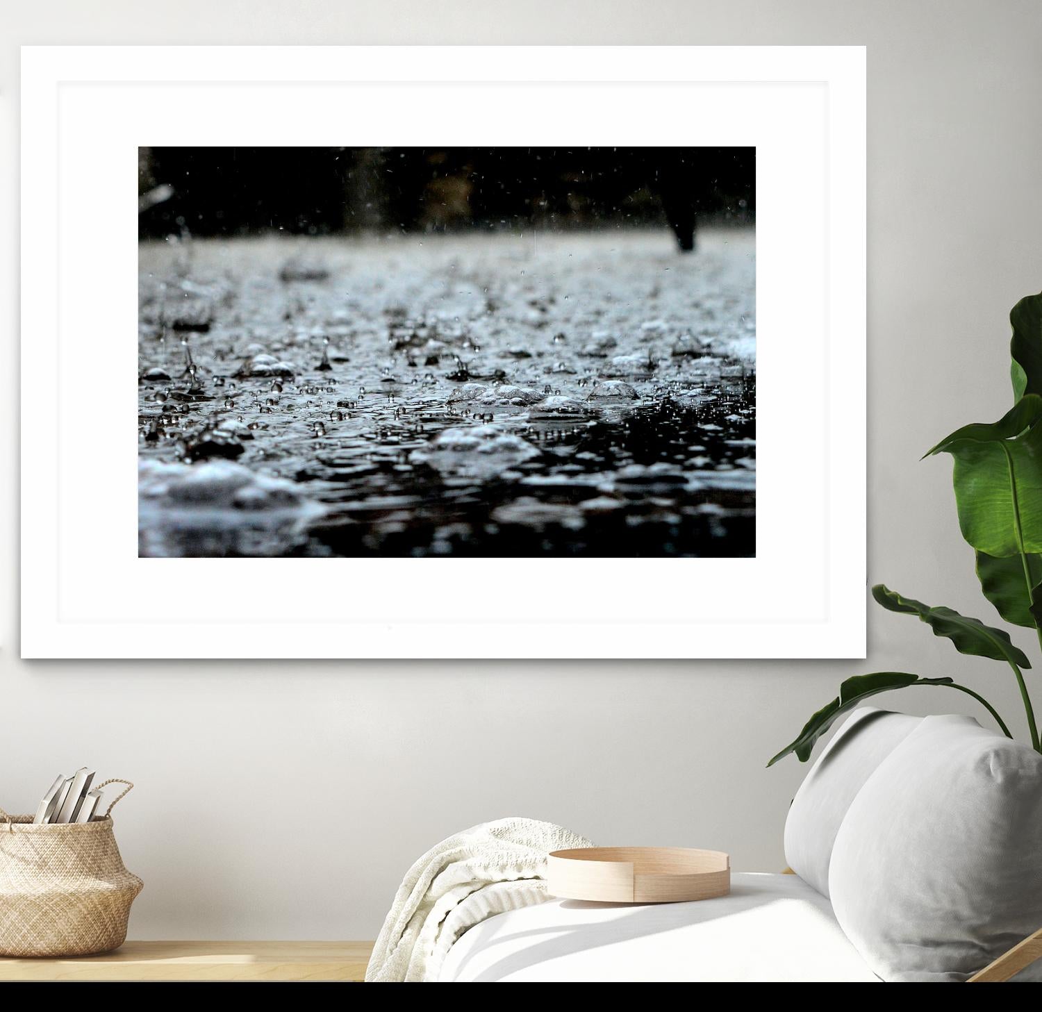 It's raining outside by Pexels on GIANT ART - grey photo art