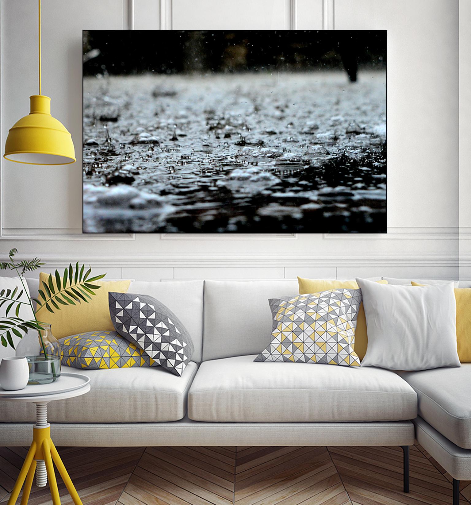 It's raining outside by Pexels on GIANT ART - grey photo art