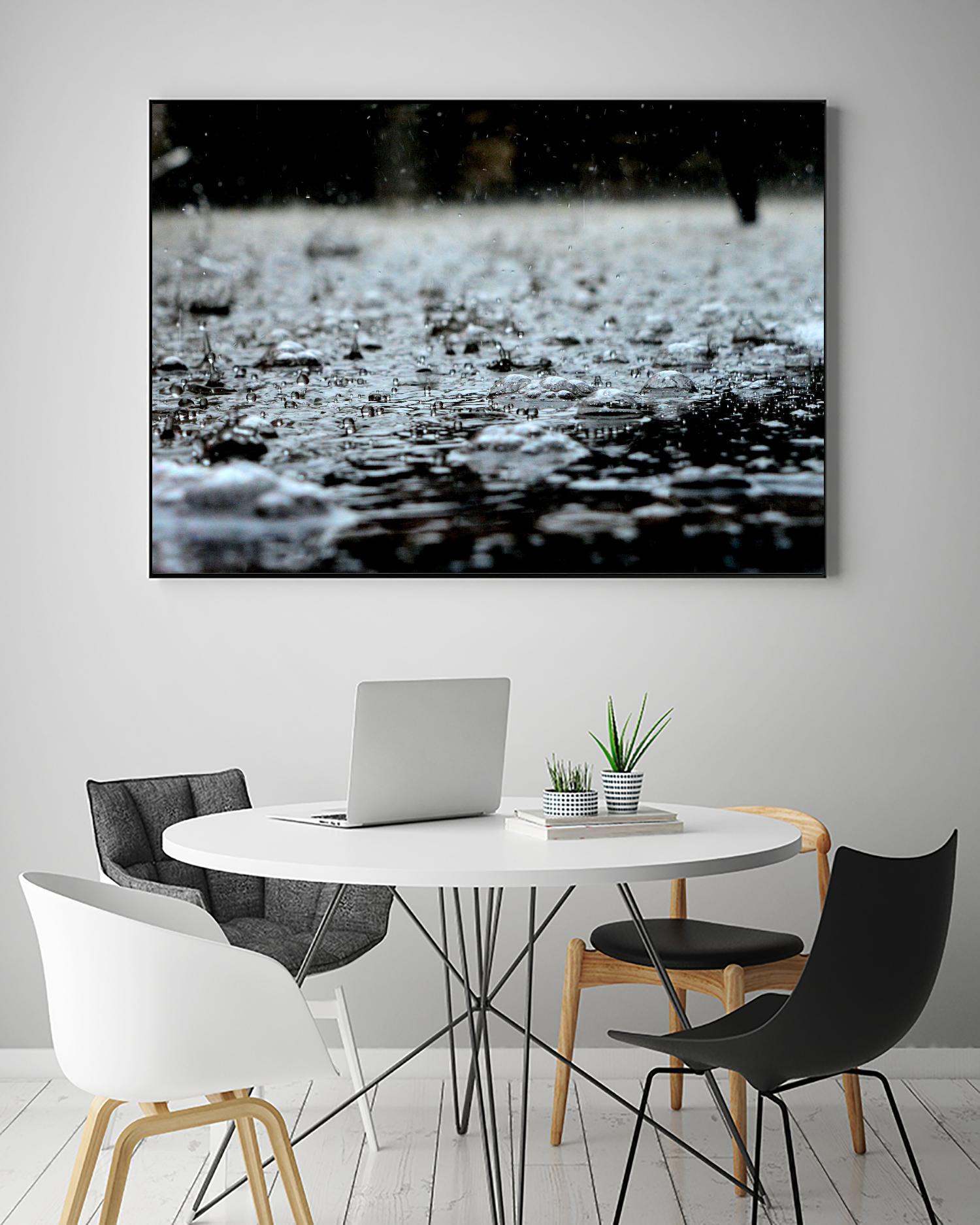 It's raining outside by Pexels on GIANT ART - grey photo art