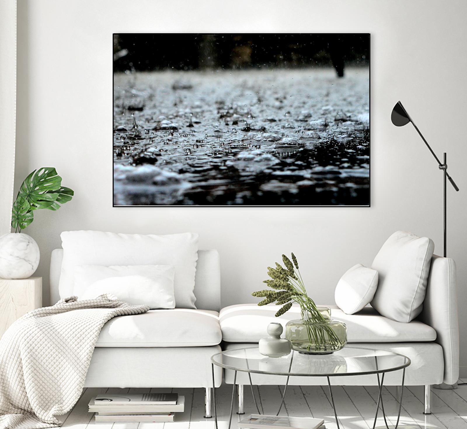 It's raining outside by Pexels on GIANT ART - grey photo art