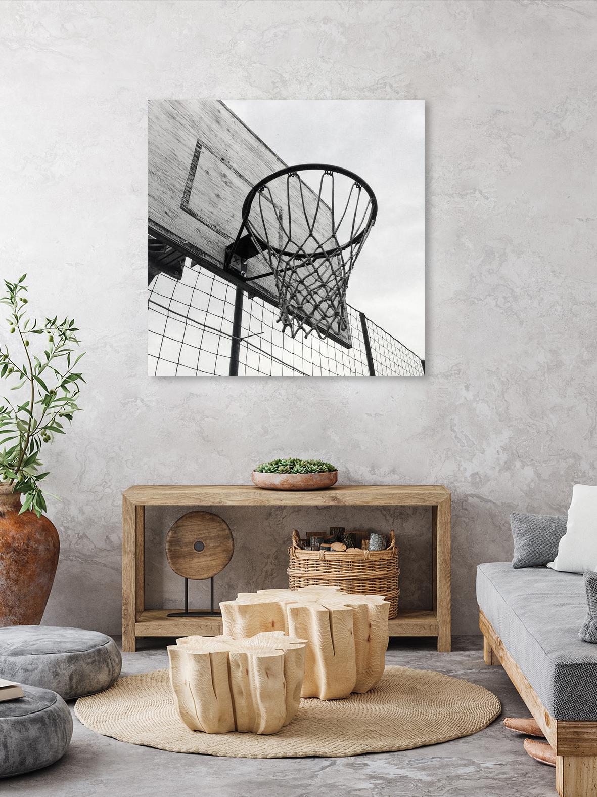 Basket Hoop by Pexels on GIANT ART - black sport