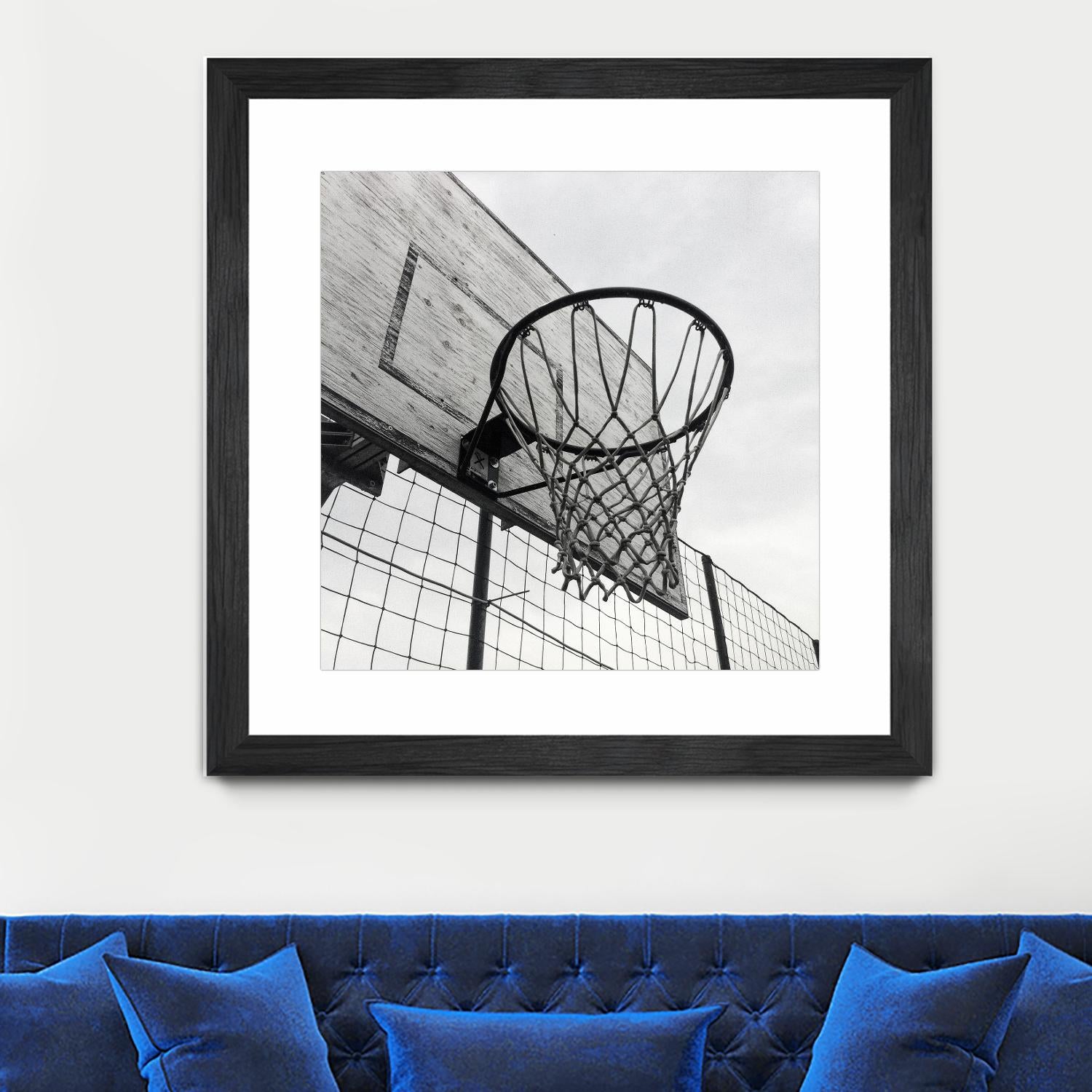 Basket Hoop by Pexels on GIANT ART - black sport