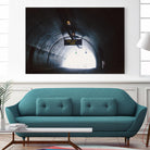 Use left lane by Pexels on GIANT ART - white photo art