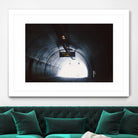 Use left lane by Pexels on GIANT ART - white photo art