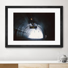 Use left lane by Pexels on GIANT ART - white photo art