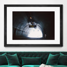 Use left lane by Pexels on GIANT ART - white photo art