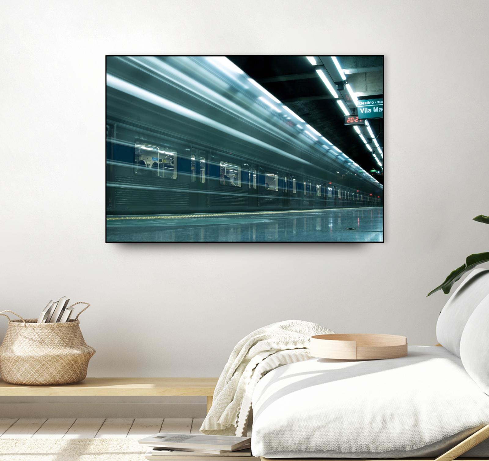 Fast Metro by Pexels on GIANT ART - white photo art
