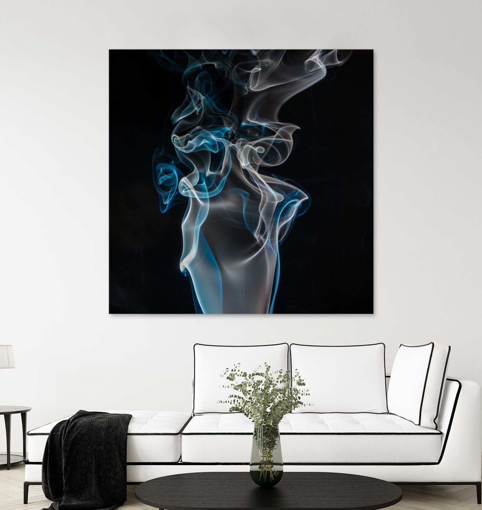 Blue smoke by Pexels on GIANT ART - blue photo art