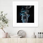 Blue smoke by Pexels on GIANT ART - blue photo art