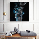 Blue smoke by Pexels on GIANT ART - blue photo art