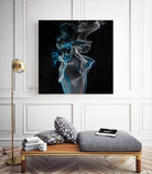 Blue smoke by Pexels on GIANT ART - blue photo art