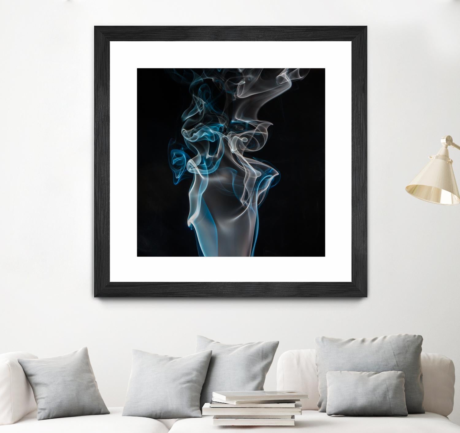 Blue smoke by Pexels on GIANT ART - blue photo art