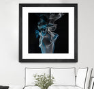 Blue smoke by Pexels on GIANT ART - blue photo art