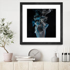 Blue smoke by Pexels on GIANT ART - blue photo art