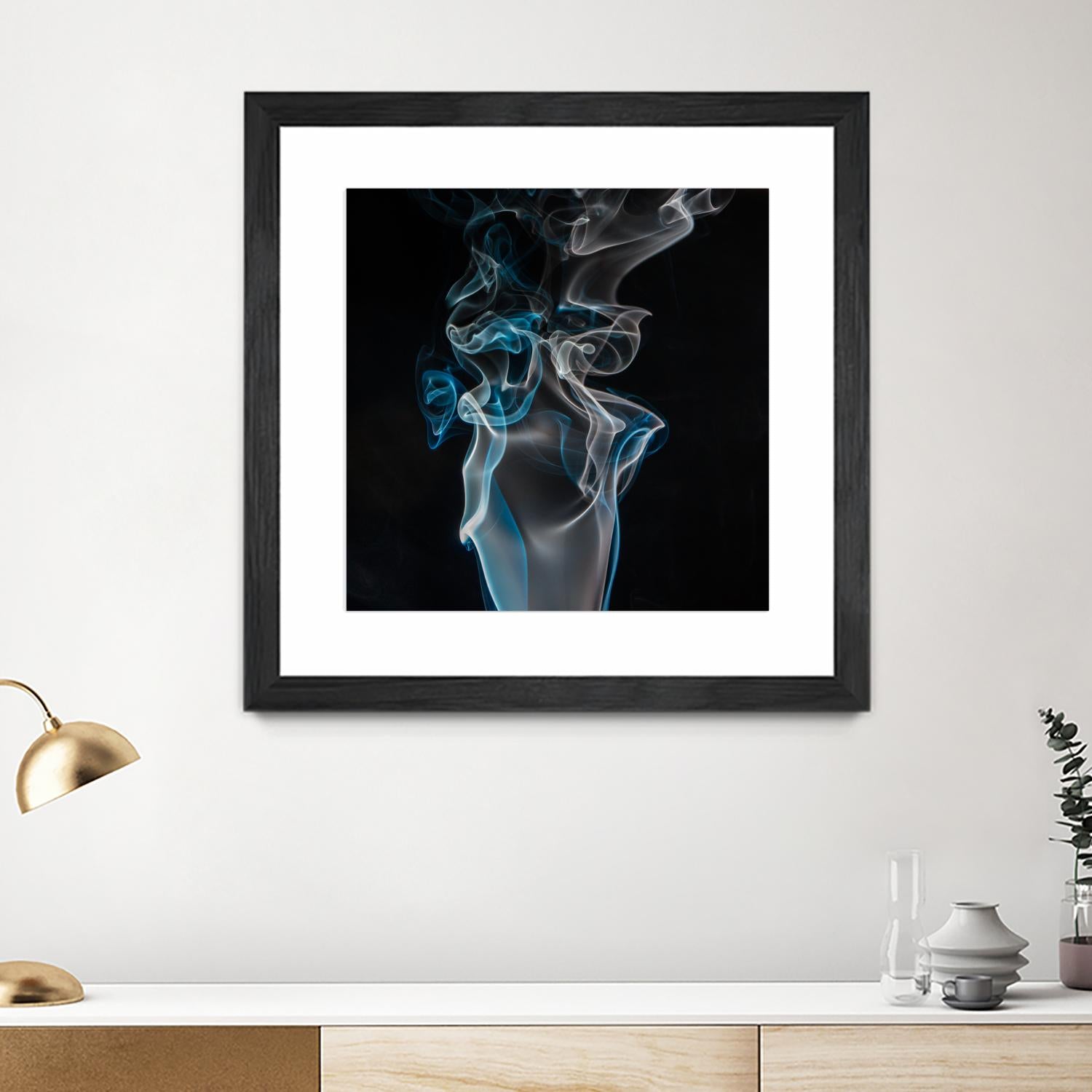 Blue smoke by Pexels on GIANT ART - blue photo art