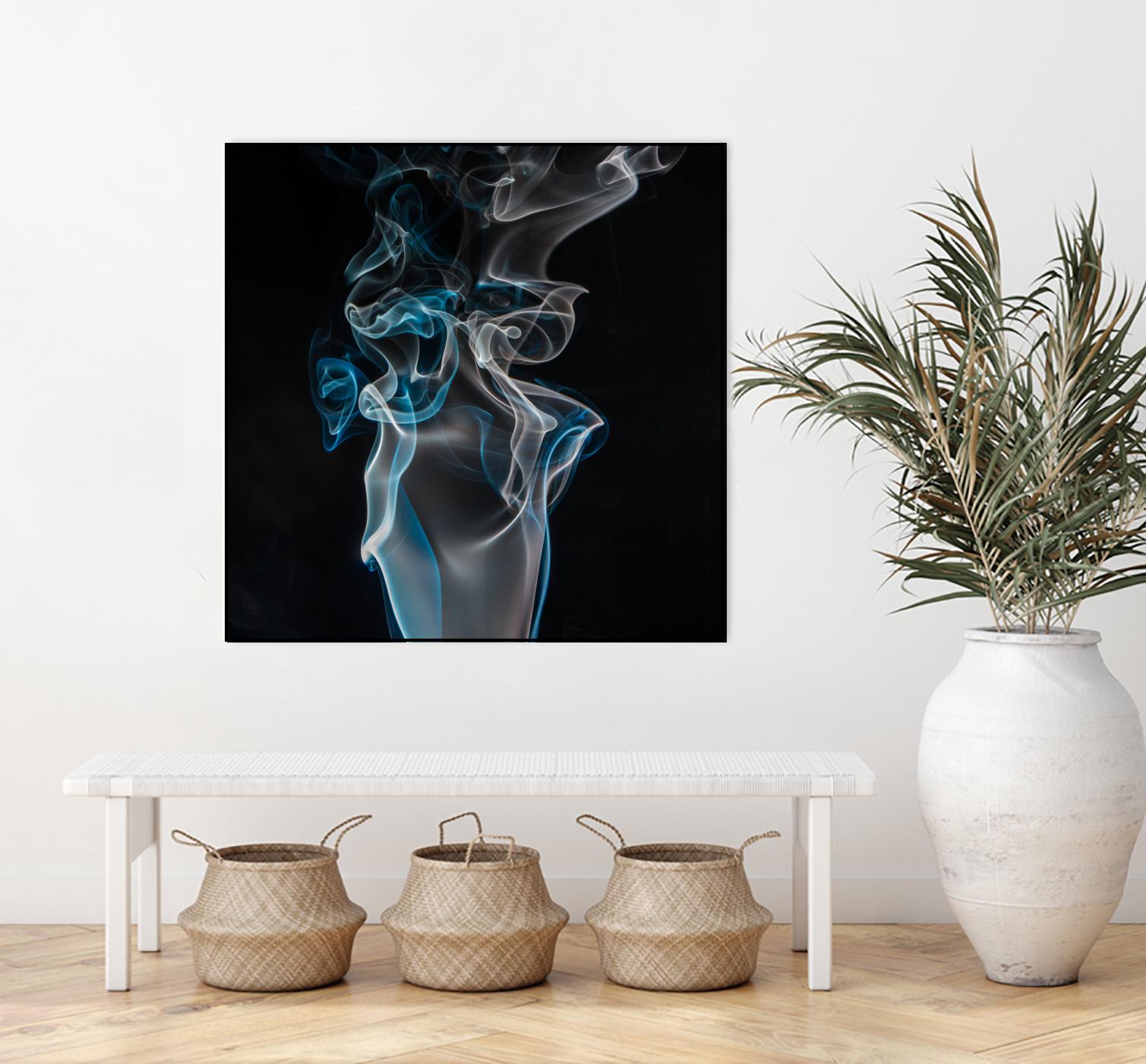 Blue smoke by Pexels on GIANT ART - blue photo art