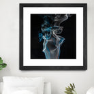 Blue smoke by Pexels on GIANT ART - blue photo art