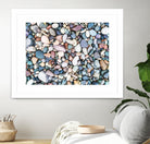 Pebbles by Pexels on GIANT ART - blue photo art