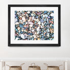 Pebbles by Pexels on GIANT ART - blue photo art