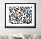 Pebbles by Pexels on GIANT ART - blue photo art