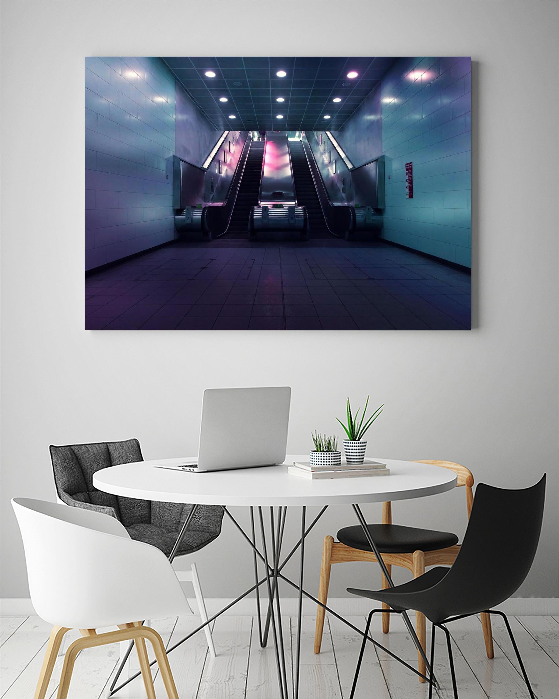 Up or down by Pexels on GIANT ART - pink photo art