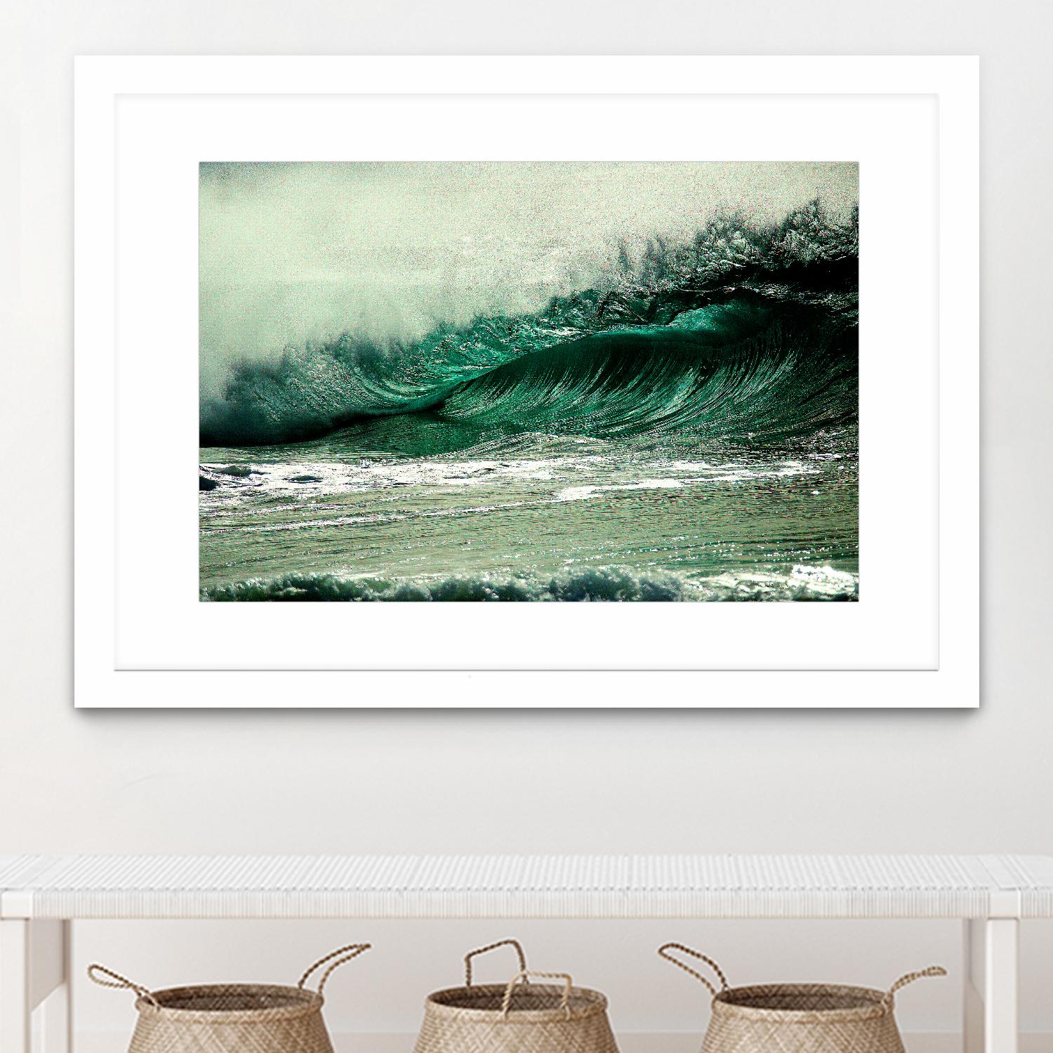 Broken waves by Pexels on GIANT ART - white sea scene