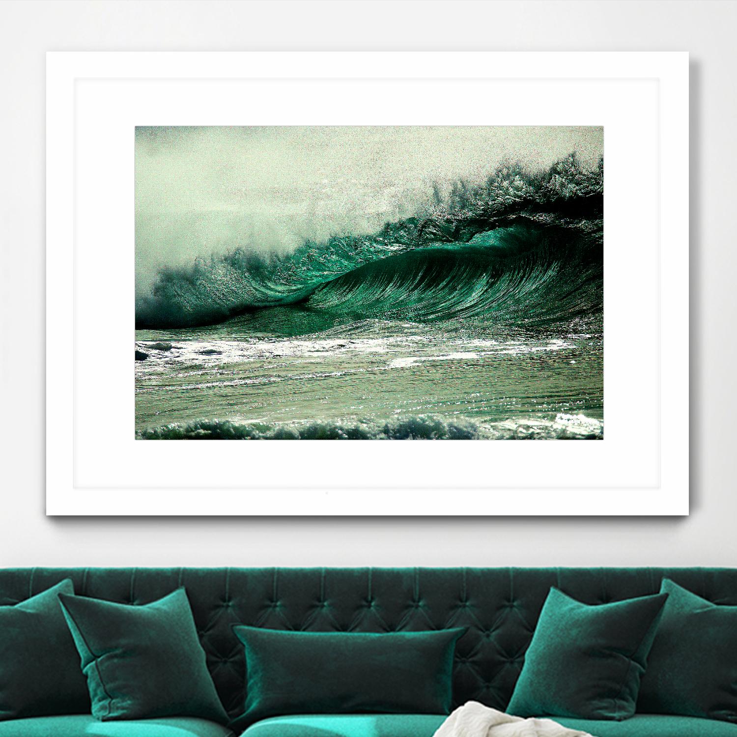 Broken waves by Pexels on GIANT ART - white sea scene
