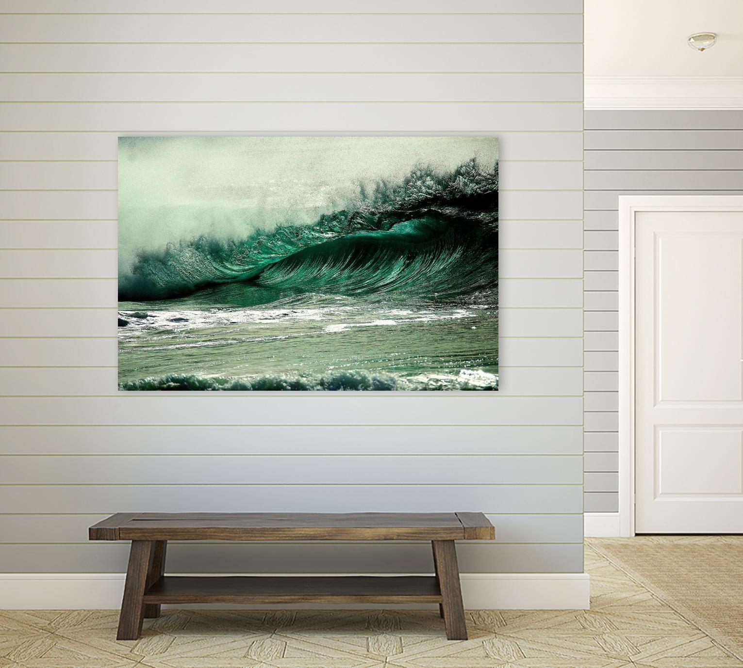 Broken waves by Pexels on GIANT ART - white sea scene