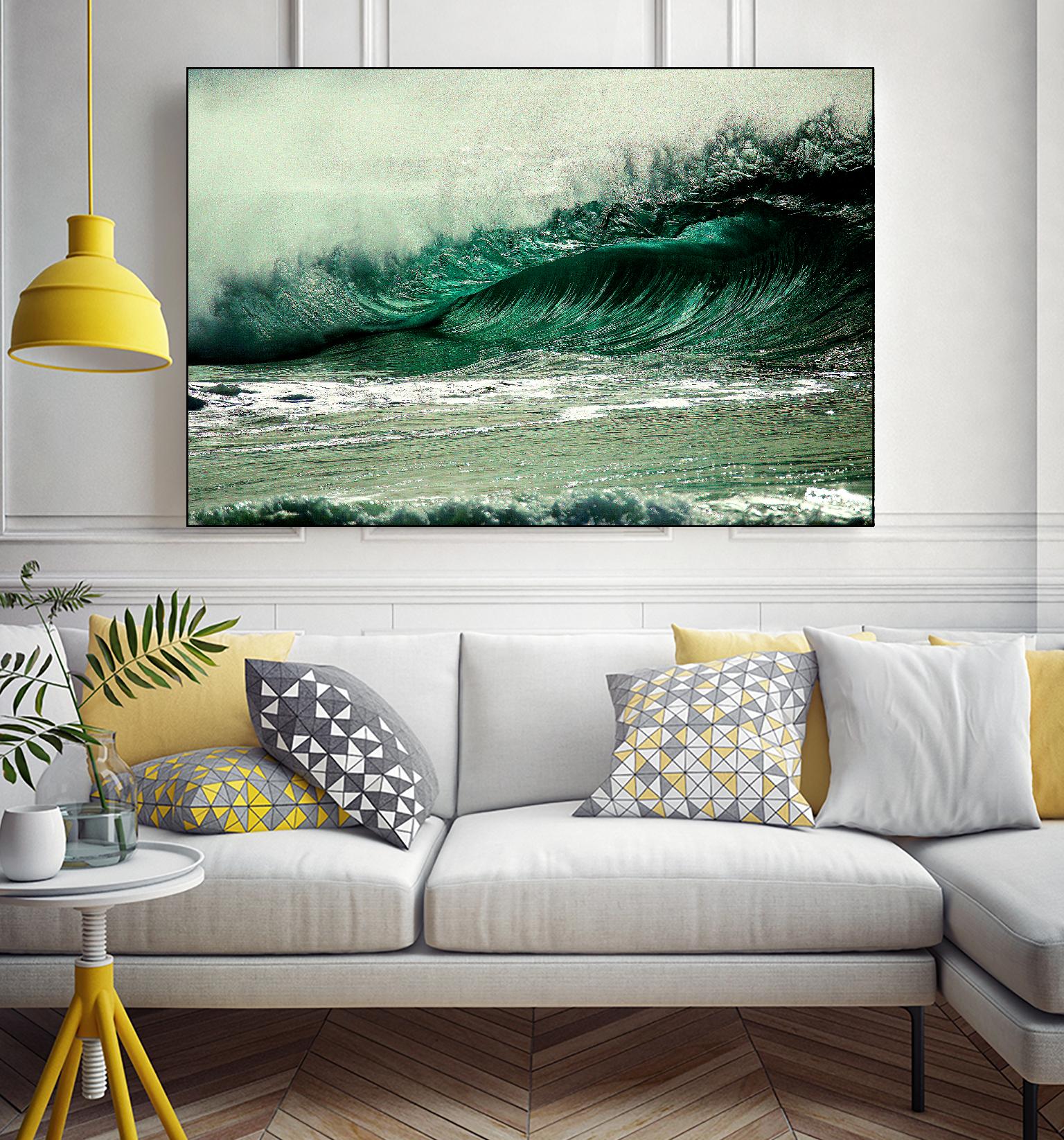Broken waves by Pexels on GIANT ART - white sea scene